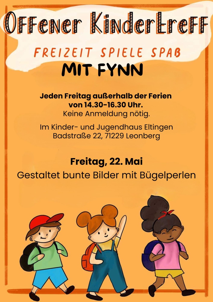 Jeden Freitag - Offener Kindertreff