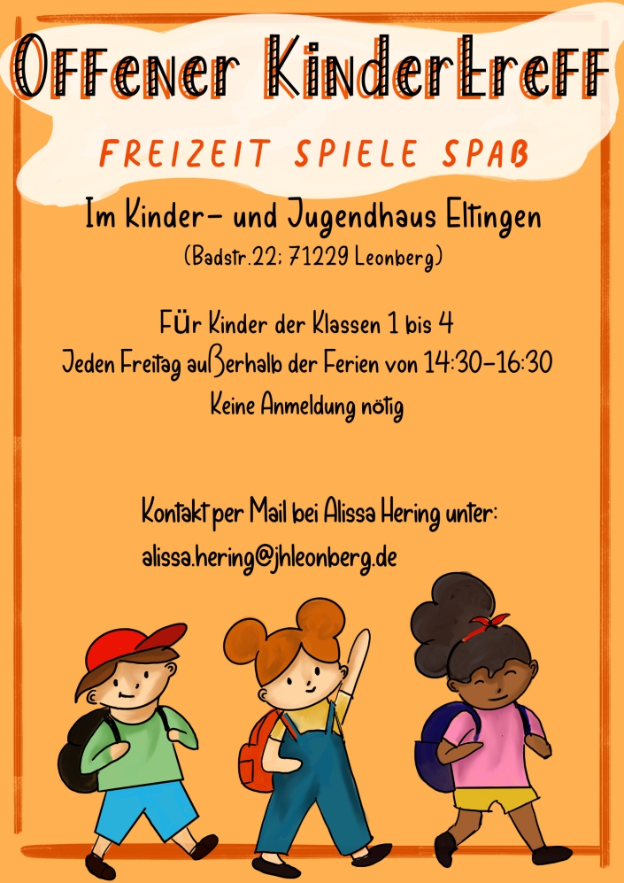 Jeden Freitag - Offener Kindertreff