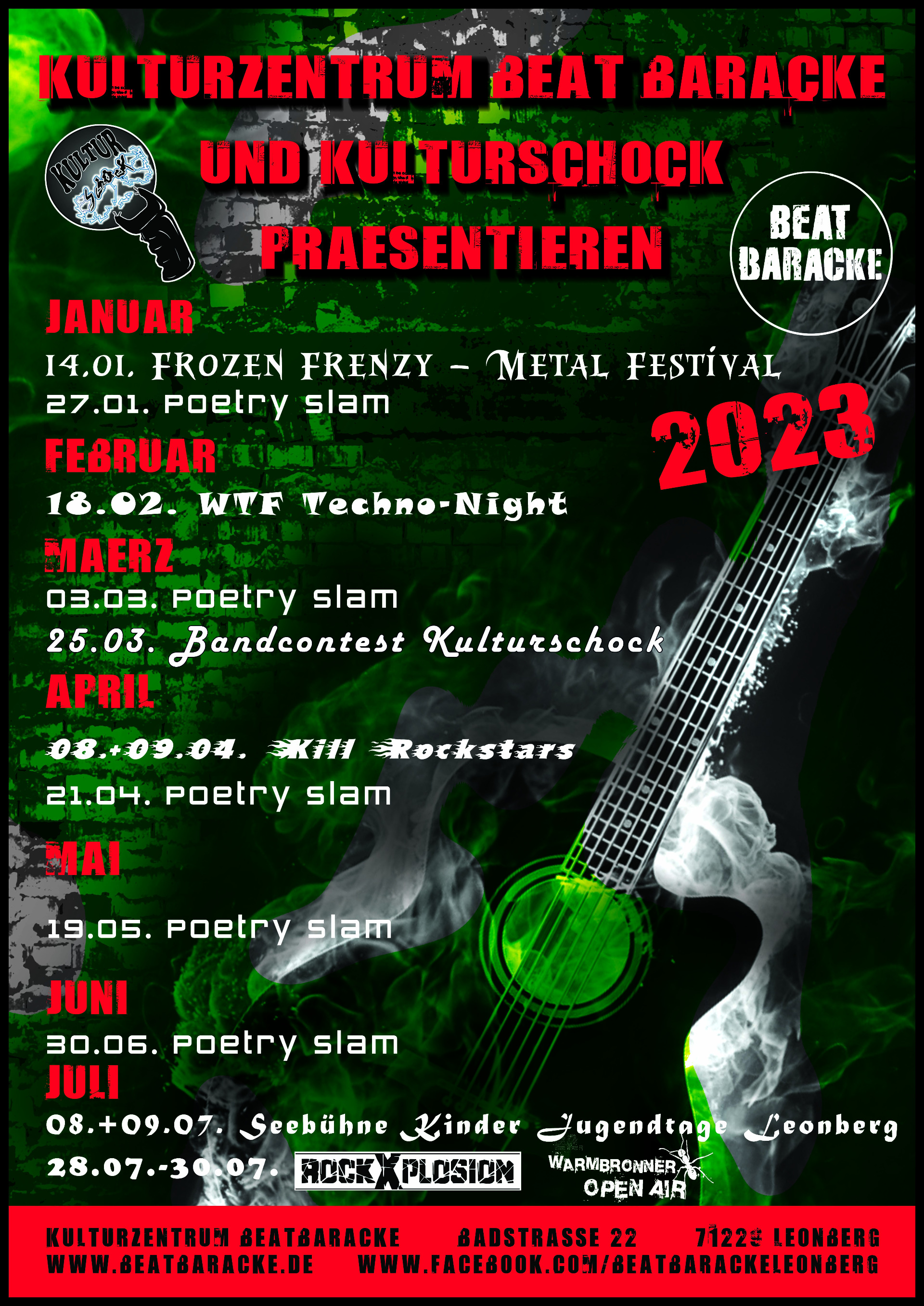 Konzertvorschau 2023