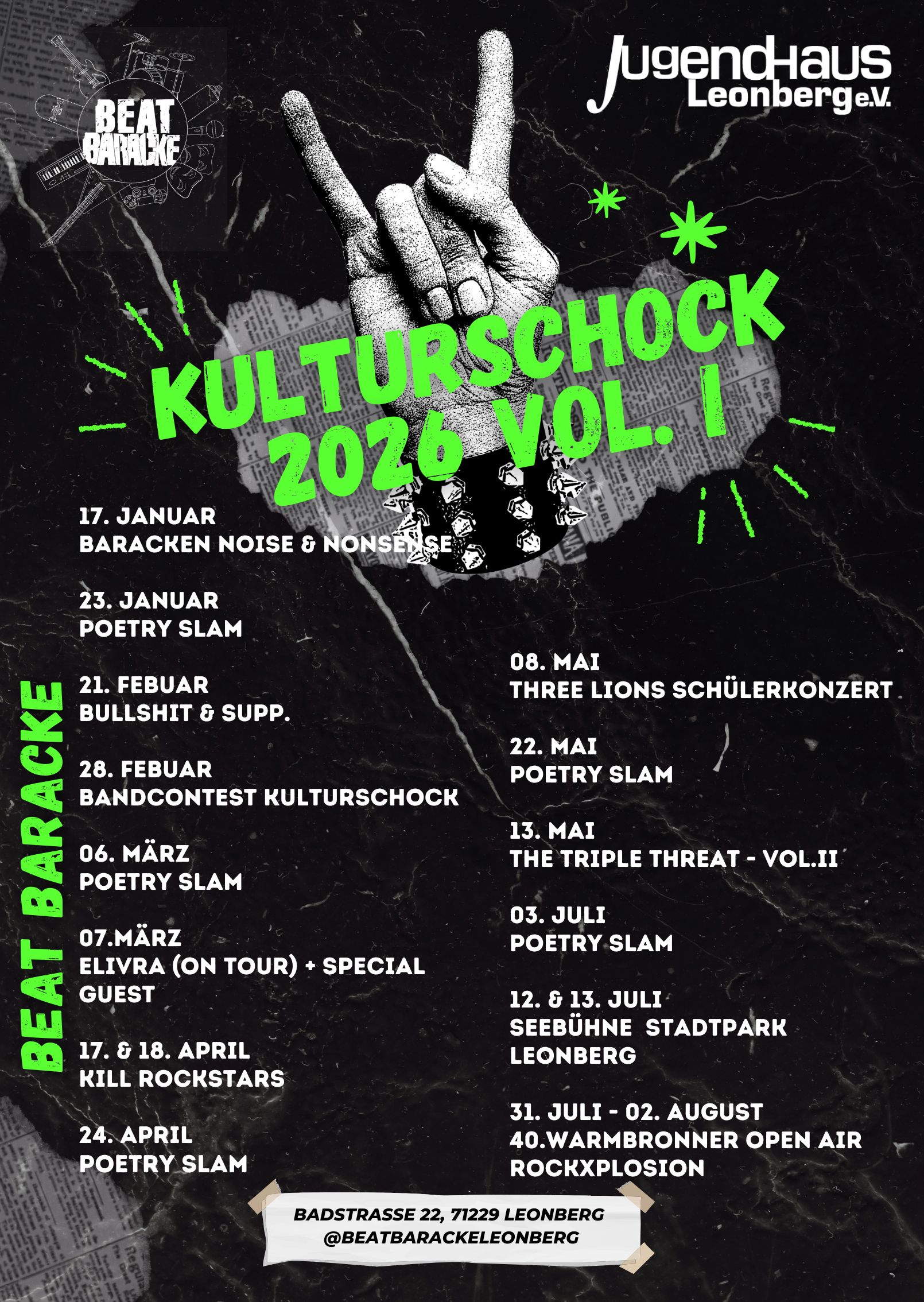 Konzertvorschau 2026