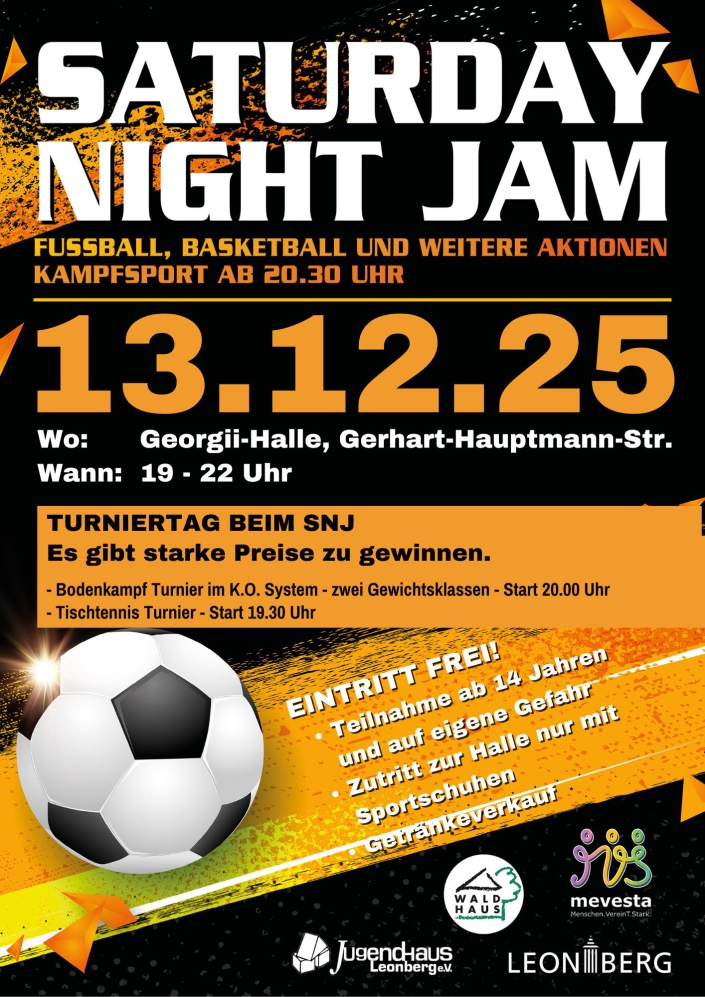 13.12.2025 - Saturday Night Jam
