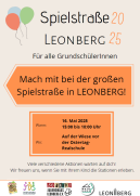16.05.2025 - Spielstraße für Grundschüler*innen