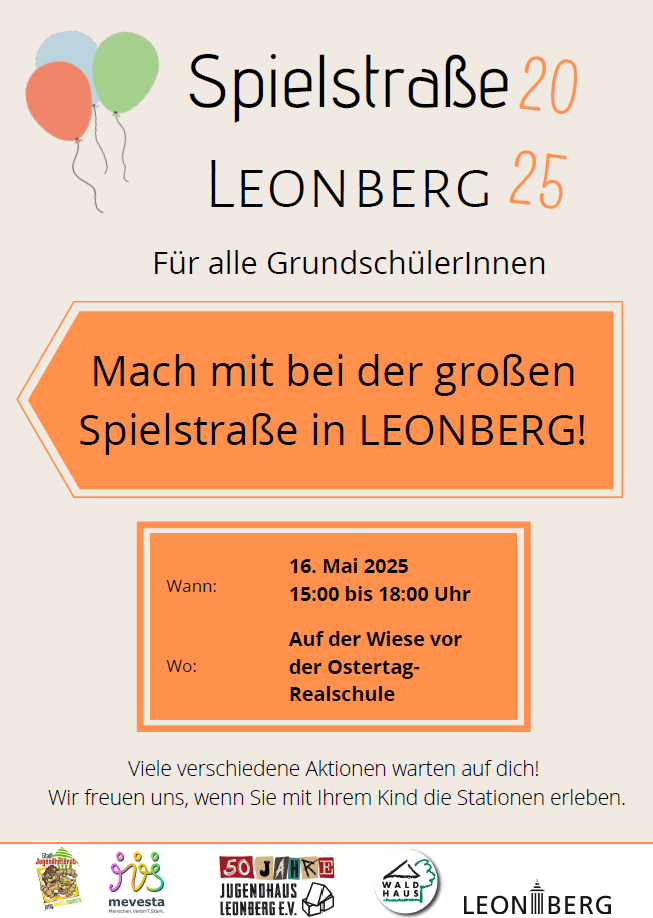 16.05.2025 - Spielstraße für Grundschüler*innen