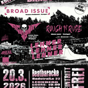 20.03.2026 - Bandcontest Kulturschock - 1. Vorrunde