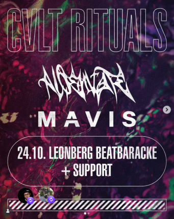 24.10.2026 - MAVIS und alqemiste bringen ihre “CVLT RITUALS”-Tour 