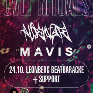 24.10.2026 - MAVIS und alqemiste bringen ihre “CVLT RITUALS”-Tour 