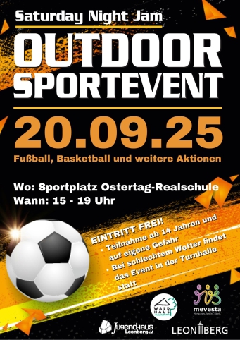 20.09.2025 - Saturday Night Jam OUTDOOR